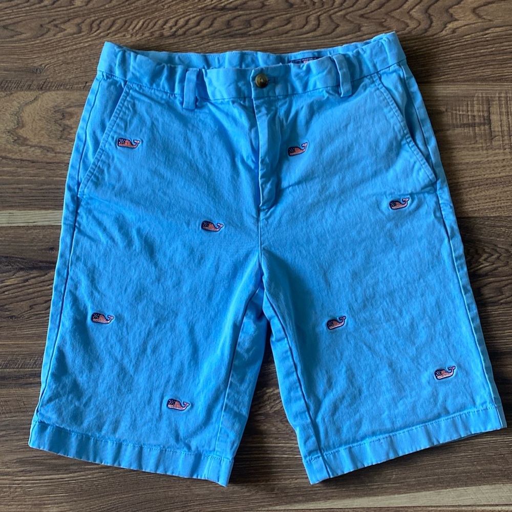 Vineyard Vines American Flag Whale Shorts